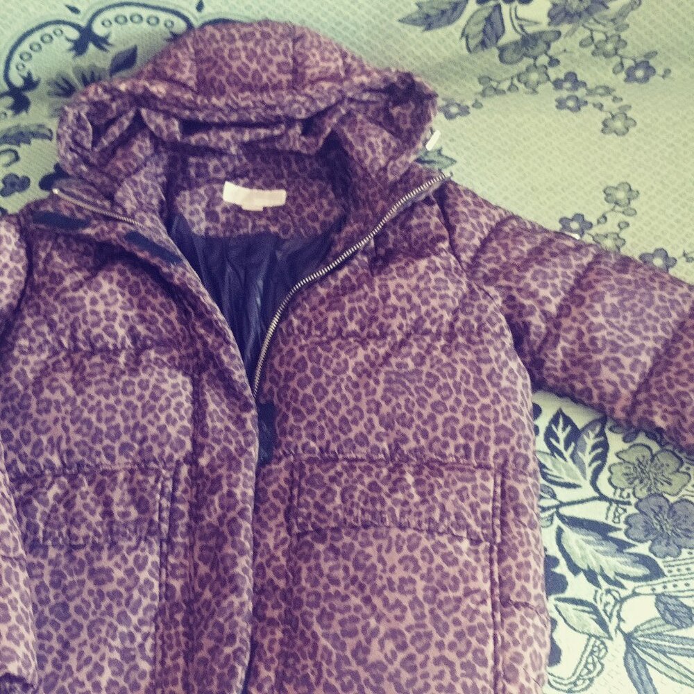 Michael Kors Leopard Puffer